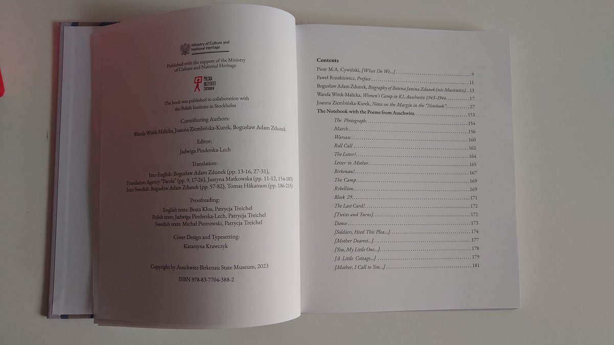 I'm very thankful to Katerina Hauptman,dir of <a href="/swehlcstmuseum/">Swedish Holocaust Museum</a> for being with us at the first promotional event of the newly published "The Notebook with the Poems from Auschwitz" book.
This unique artefact was donated by prof.Zdunek to <a href="/AuschwitzMuseum/">Auschwitz Memorial</a> in 2020 thanks to IP Sthlm.