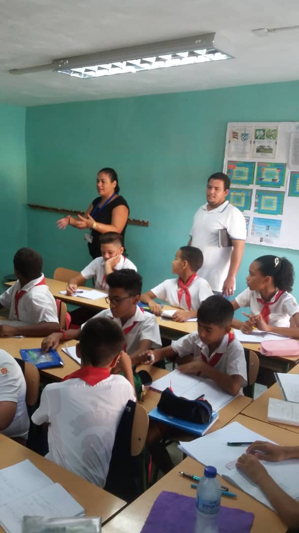 Se realiza Visita de Ayuda Metodológica en la Escuela Primaria Urselia Díaz Báez, del Consejo Popular Cojímar en Habana del Este. Cómo objetivos fundamentales se encuentran el seguimiento al grado Prescolar y a la etapa de Aprestamiento en 1er grado.