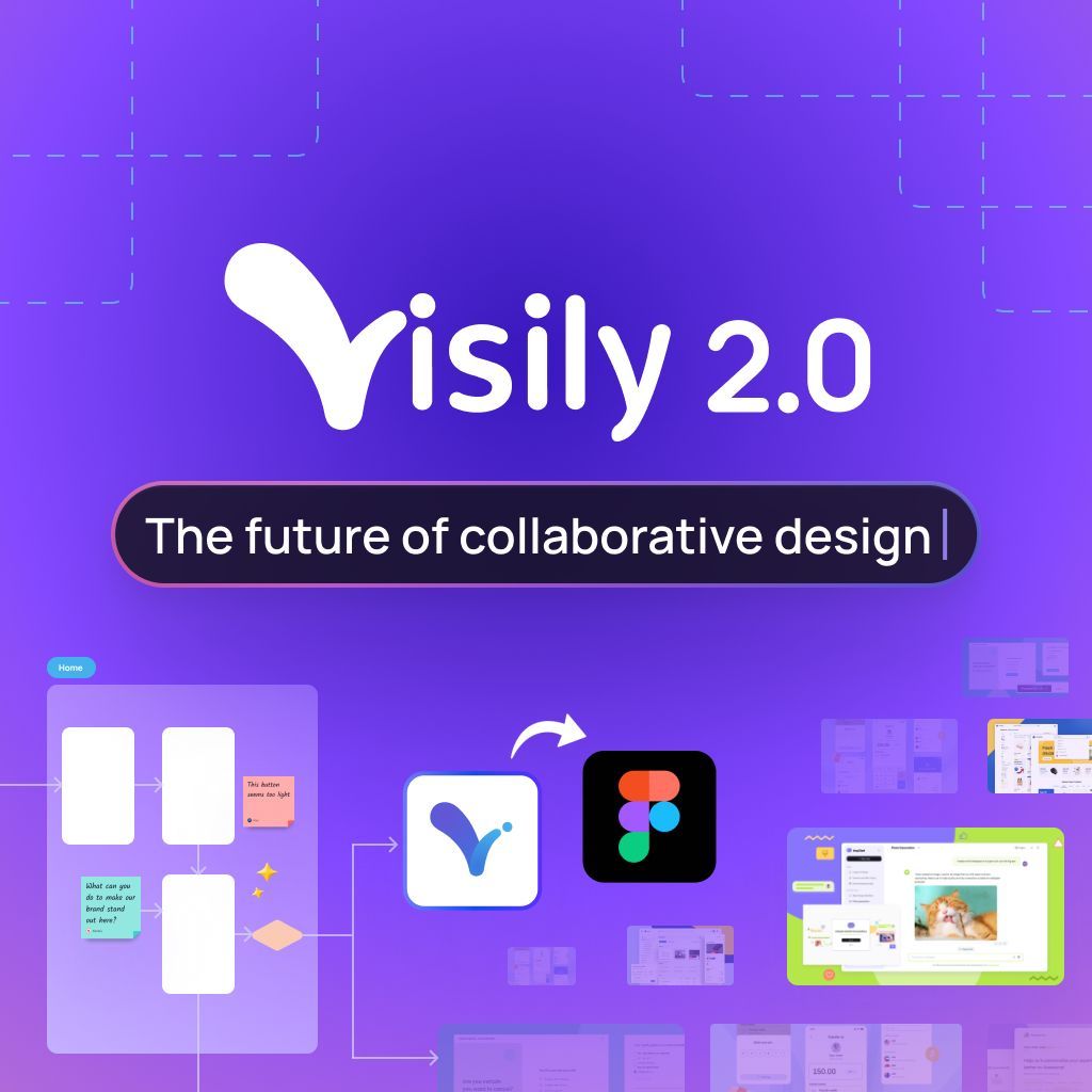 🎉 Announcing Visily. 2.0! 🎉 Ideate, collaborate on design, and kick-start the creative process from any source of inspiration. 🚀 Don’t miss latest updates including: 🎨 Export to Figma 🖼 100s of new templates Learn more: buff.ly/45imrW0 #figma #UIdesign #uiux