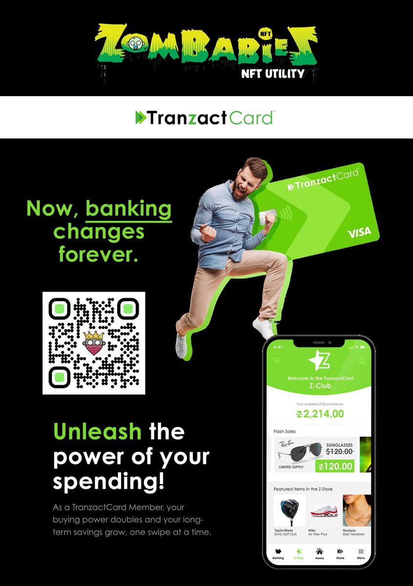 Gm #crofam    

Give away time!
From @ZombabiesNFT 

2 prizes for one lucky winner 🏆.
1.One floki nft from <a href="/valhallamotors/">The Road To Valhalla</a>
2.one tycoon sub nft from <a href="/CronosTycoon/">Cronos Tycoon</a>

24 hours 

1. Like 
2. Repost
3. Tag 3 friends

tranzactcard.video/zb