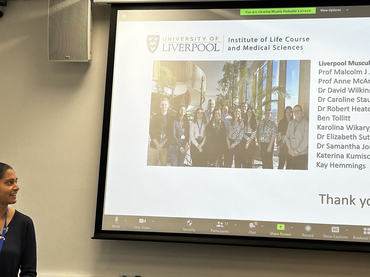 Anne McArdle (@anne91011) on Twitter photo Great talk by <a href="/BanerjiSamrajni/">Samrajni Banerjee</a> today about her PhD work with @malcolm_mjj and <a href="/DWilkinson_Lab/">David Wilkinson</a> at the <a href="/LivuniILCaMS/">Institute of Life Course and Medical Sciences</a> series, talking about the role of mitochondrial structural organisation on the biology and function of chondrocytes and muscle cells. Well done Sam ๐๐๐๐ Great talk by <a href="/BanerjiSamrajni/">Samrajni Banerjee</a> today about her PhD work with @malcolm_mjj and <a href="/DWilkinson_Lab/">David Wilkinson</a> at the <a href="/LivuniILCaMS/">Institute of Life Course and Medical Sciences</a> series, talking about the role of mitochondrial structural organisation on the biology and function of chondrocytes and muscle cells. Well done Sam ๐๐๐๐