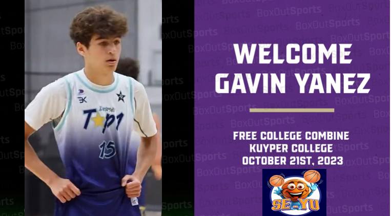 Gavin had a great David Barns Showcase. He is attending the FREE COLLEGE COMBINE at Kuyper College to improve his skills. Will you. Hurry. @GavinYanez @PrepHoopsMI @KuyperCougars