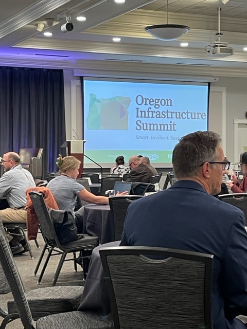 UCBoardofComm's tweet photo. Commissioner Dorran attended the Oregon Infrastructure Summit at Oregon State University. It was a great conference with a big turnout and many challenges shared. https://t.co/mlYsencdBO