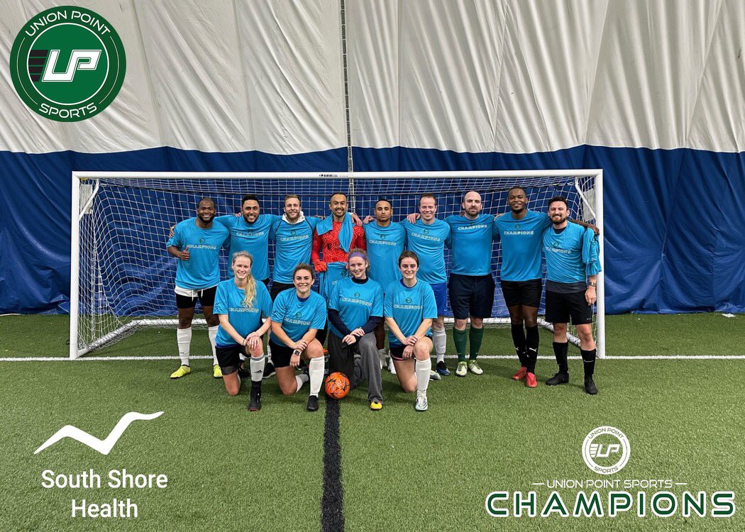 Congratulations to our BACK TO BACK COED session champions AFC Richmond! Ted Lasso would be so proud! #unionpointsports 🏆⚽️✅