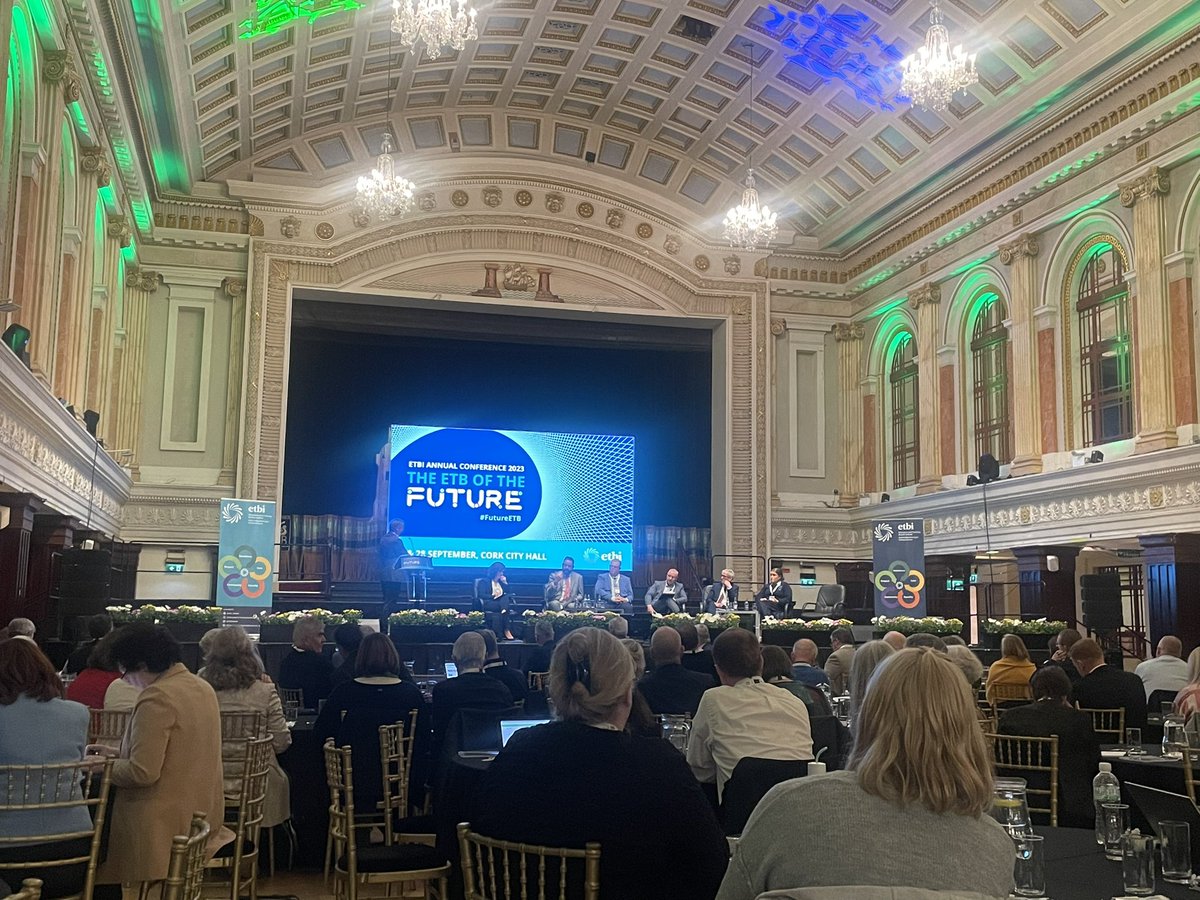 AngharadCandG's tweet photo. Great few days in The ETB of the Future Conference in City Hall, Cork. Excellent speakers and panellists. Thought provoking discussions. #FutureETB @ETBIreland https://t.co/X0OAW43sij