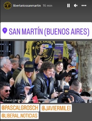 Pascal GROSCH (@pascalgrosch) on Twitter photo Javier MILEI, candidato a Presidente, en San Martin 23.09.2023, la Caravana. Viva la Libertad CARAJO !!! <a href="/JavierMilei_/">Javier Milei</a> <a href="/VickyVillarruel/">Victoria Villarruel</a> <a href="/CarolinaPiparo/">Carolina Piparo</a> <a href="/KarinaMilei/">Karina Milei</a> <a href="/LibertariosSMOK/">LIBERTARIOS REP. ARGENTINA</a> Javier MILEI, candidato a Presidente, en San Martin 23.09.2023, la Caravana. Viva la Libertad CARAJO !!! <a href="/JavierMilei_/">Javier Milei</a> <a href="/VickyVillarruel/">Victoria Villarruel</a> <a href="/CarolinaPiparo/">Carolina Piparo</a> <a href="/KarinaMilei/">Karina Milei</a> <a href="/LibertariosSMOK/">LIBERTARIOS REP. ARGENTINA</a>