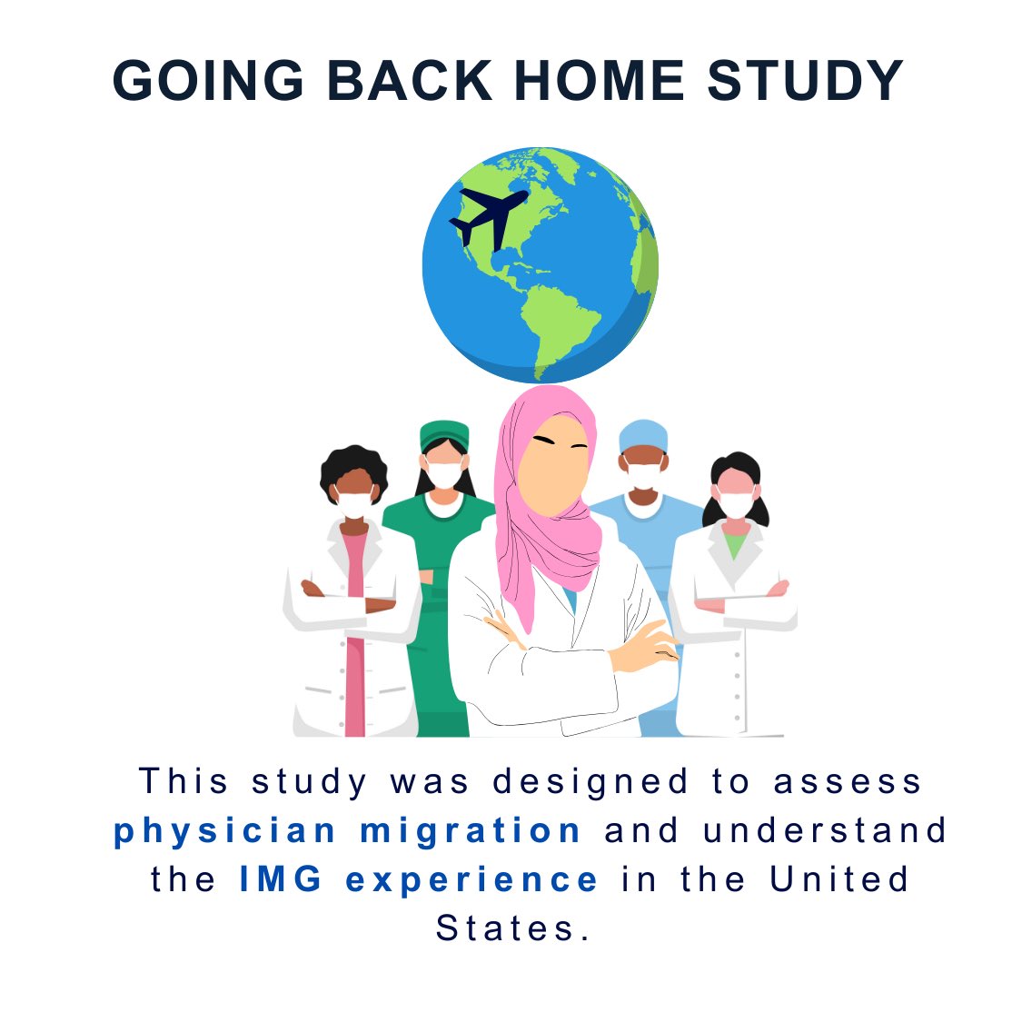 We have collected 78 responses in 24 hours‼️ 📌Are you an IMG or PR Graduate? 📌Have you trained and/or practiced in the 🇺🇸? 📌THE #GoingBackHomeStudy was designed just for you‼️ 📌This survey will take just 10 minutes, DM us Our experiences should be known‼️ @Florez_Lab