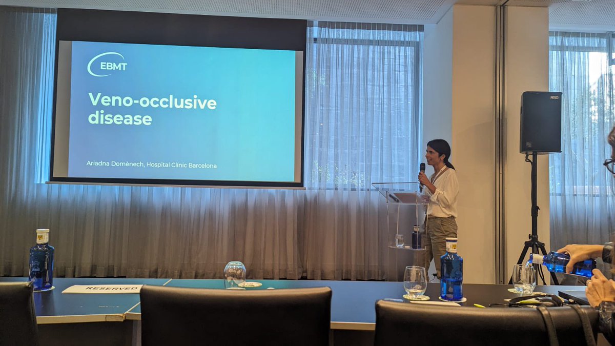 Es clave la formación de las enfermeras en la prevención y el tratamiento de la venoclusiva #AriadnaDomenech <a href="/hematoclinicbcn/">Hematologia Hospital Clínic Barcelona</a> <a href="/TheEBMT_Nurses/">EBMT Nurses</a>