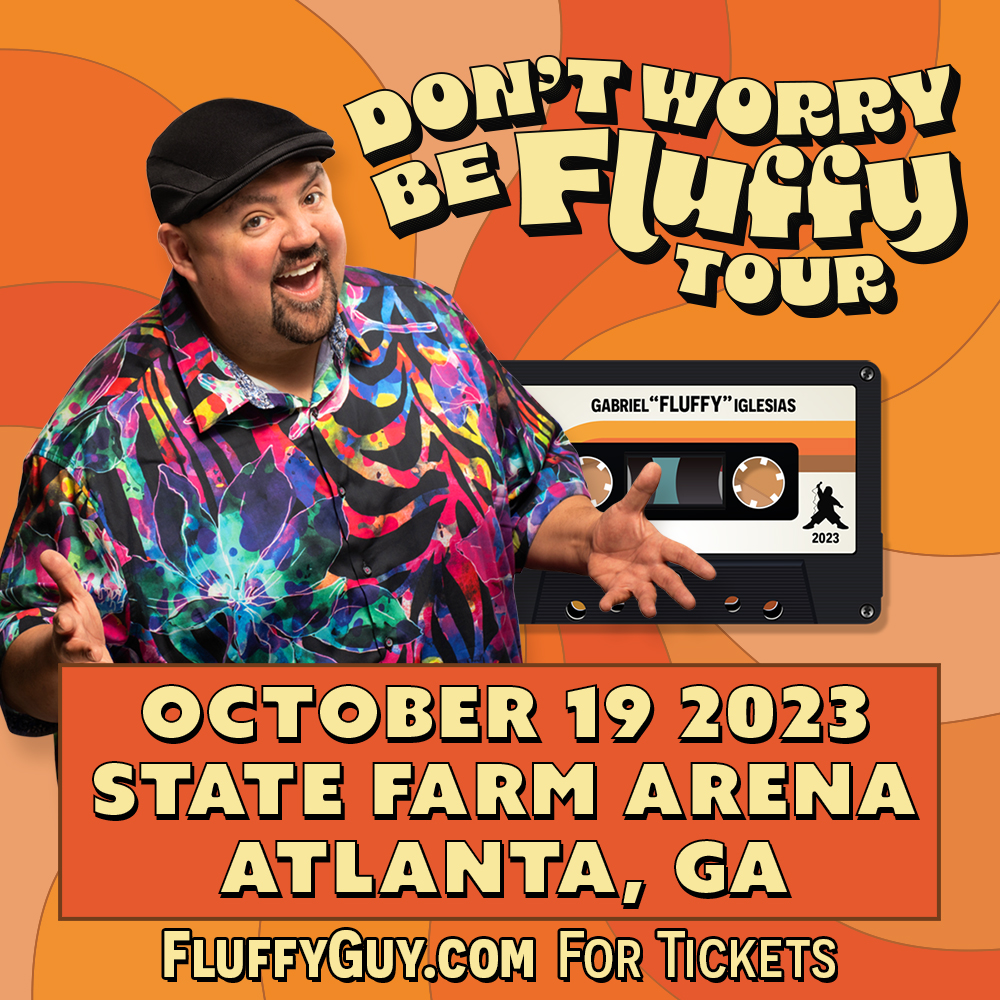 StateFarmArena's tweet photo. Don’t Worry Be Fluffy🤣Get your tickets to see @fluffyguy at State Farm Arena on October 19! 

🎟️: https://t.co/PDIBVf7UpP https://t.co/jxr2VbOu7J