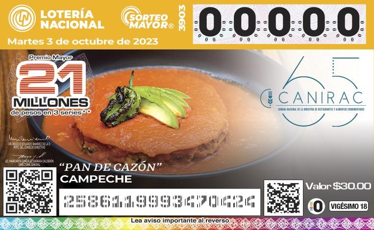 #24de32✨¡Sopresa! El #PanDeCazón es el platillo elegido para representar a #Campeche en <a href="/lotenal/">Lotería Nacional</a>

🍴🍲Este platillo insignia del estado, enaltece las tradiciones que construyen y preservan el legado culinario y cultural de México.
