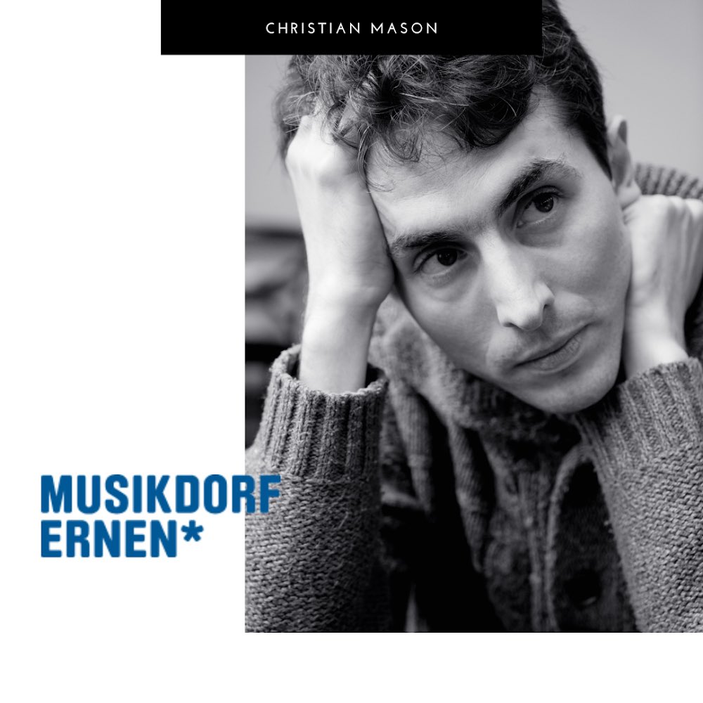 💡Christian Mason starts his residency in Musikdorf Ernen💡 See link in bio for more information!