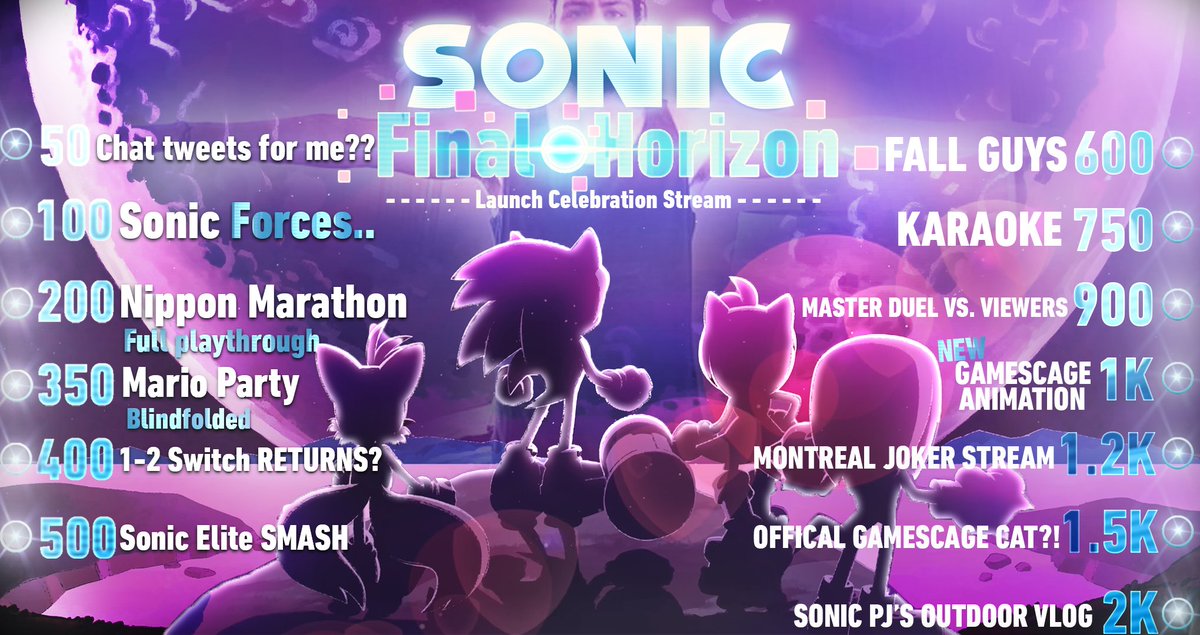 GamesCage_'s tweet photo. THE TIME HAS COME.

THE SONIC FRONTIERS FINAL HORIZON SUBATHON IS HERE. JOIN ME ALL DAY AS WE PLAY SHIT LEADIN UP TO THE BIG FINALE....

LIVE NOW : https://t.co/luKqfdDJ79 😃 https://t.co/NcjRJGzTuB