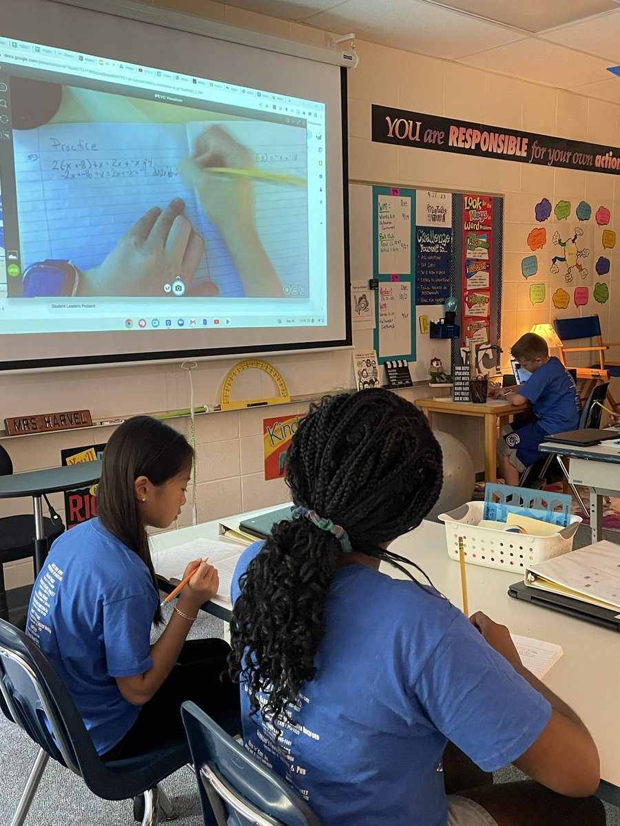 STUDENT LEADERS rocking algebra @GlacierRidgeD47