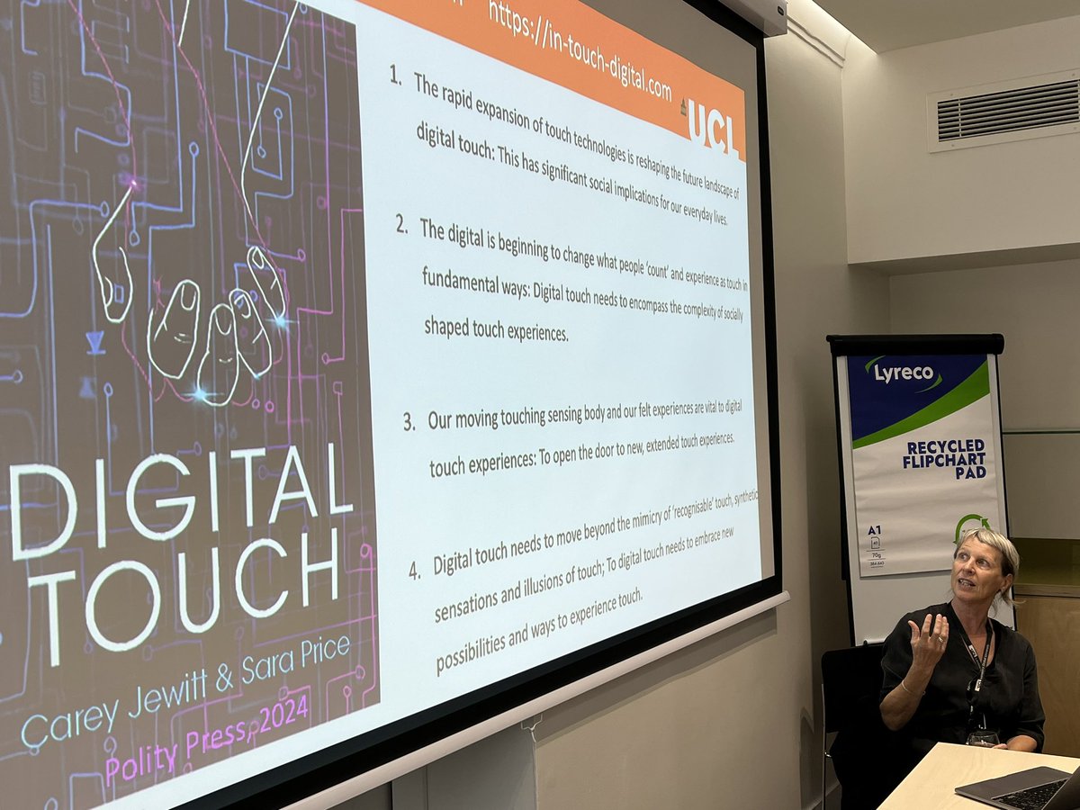 Although @CareyJewitt and colleagues have published widely in many journals from the project #DigitalTouch , I really look forward to the book on @InPolitypress next year

Love the design on the cover!
How do you experience a Digital Touch?

#ICOM11 @uclknowledgelab @IOE_London