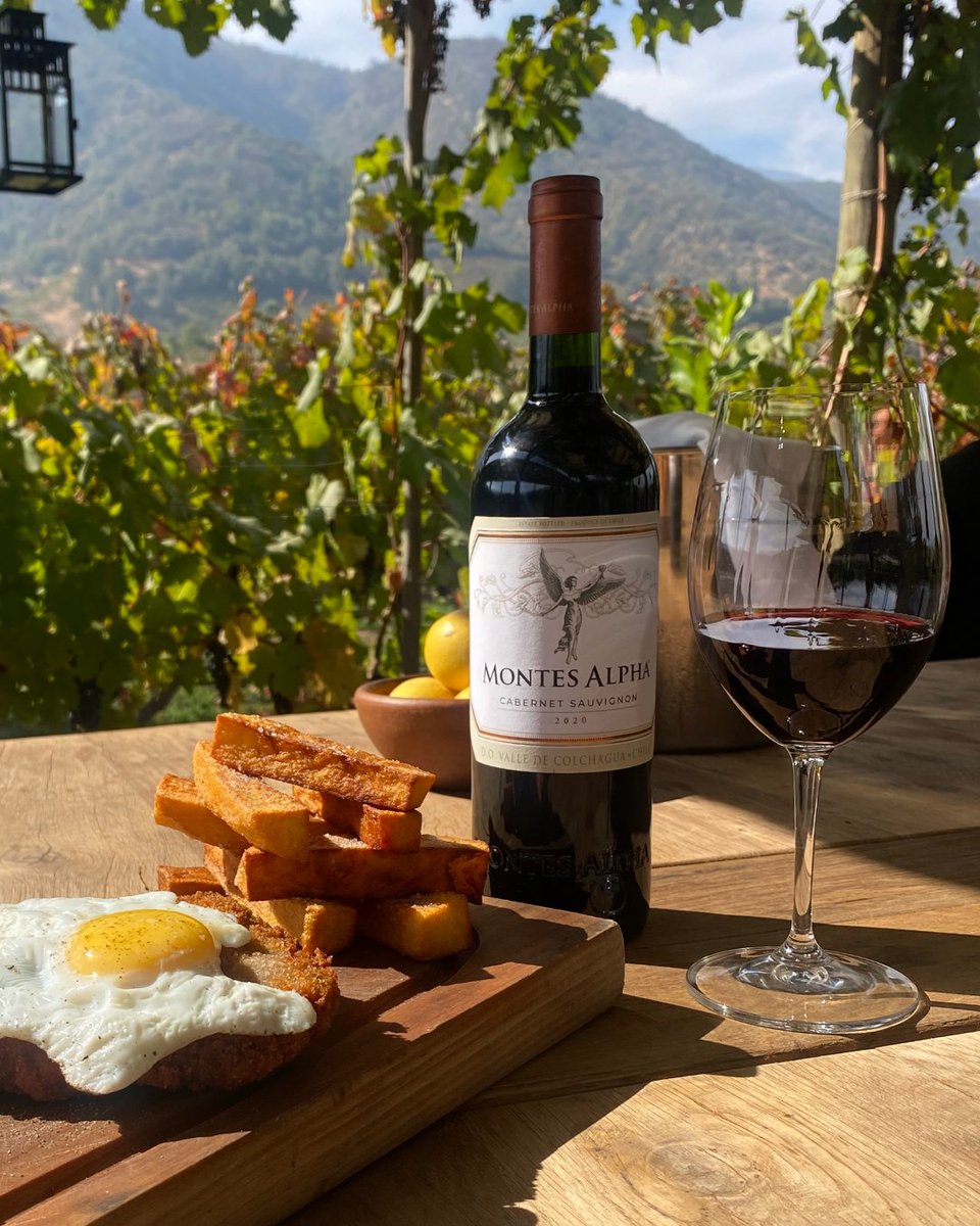 A lunchtime pairing beckoned, the answer was Montes Alpha Cabernet Sauvignon.