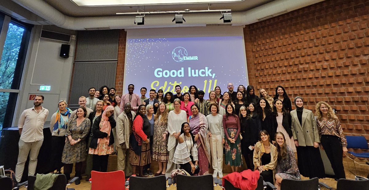 StudyEMMIR's tweet photo. Yesterday we welcomed Edition 11 to the EMMIR family at the official opening ceremony! Congratulations and we wish you all the best over the next two years and beyond.
#EMMIRE11 #EMMIR #StudyEMMIR #ErasmusMundus #ErasmusPlus https://t.co/ABbMrPI5zX