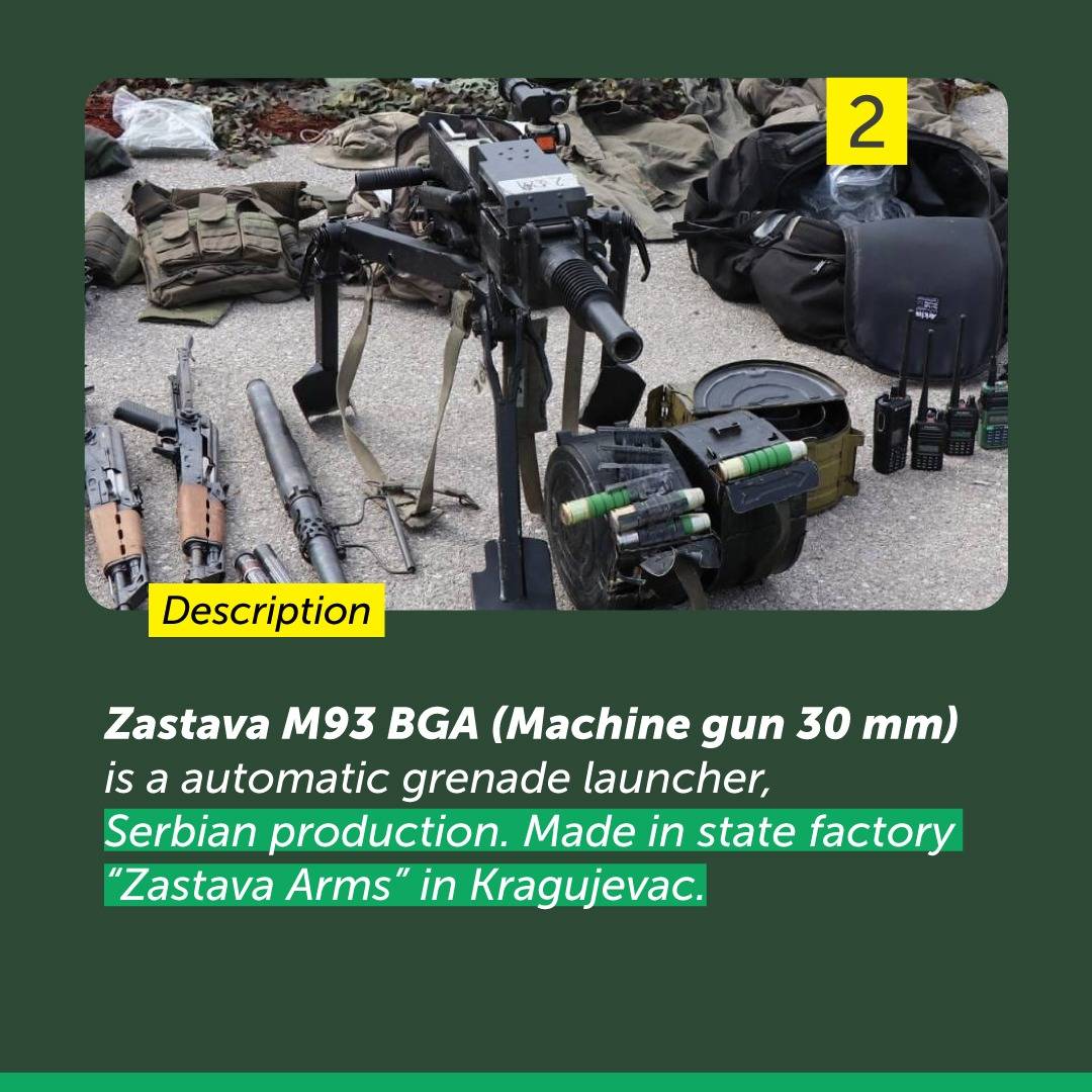 albinkurti's tweet photo. The weapons &amp; other equipment used in this week's terrorist attacks were made by Serbian state-owned military arms producers. The idea that 26 military SUVs &amp; a vast Serbian state-produced arsenal entered Kosova, all without the Serbian govt's involvement, is simply not credible. https://t.co/TRt2lR4gkF