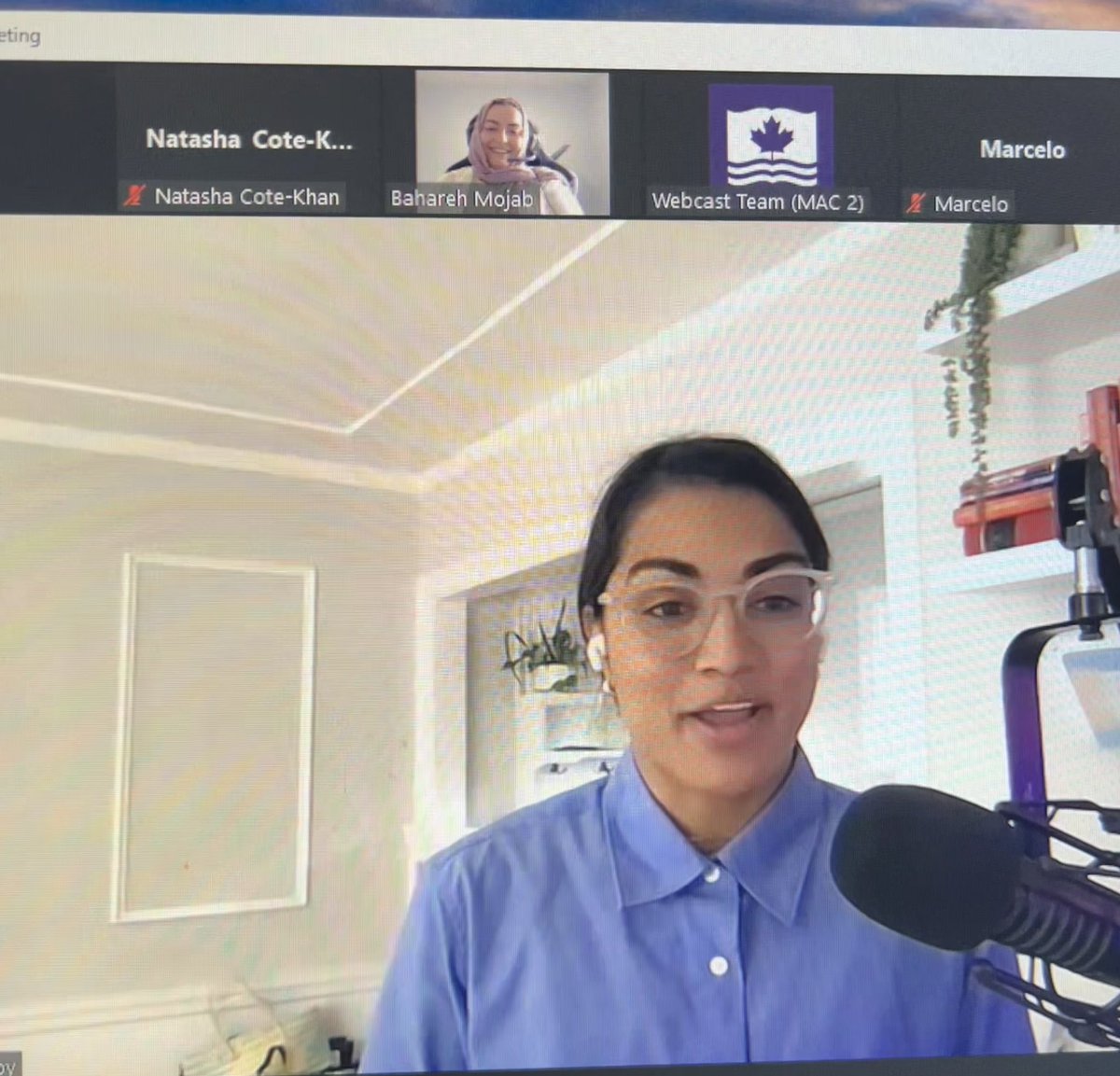 I hope you were able to join us today!  What a great discussion with Atsugi Roy and Bahareh Mojave on working as a product team in the public service. We learned so much!