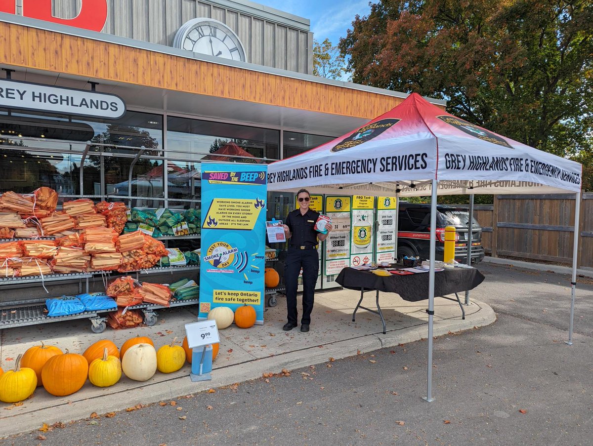 Today is Test your smoke Alarm day. This is the perfect opportunity to test all of your alarms, it only takes a few seconds but could save a life.  We are at Foodland today, stop by if you have any questions.