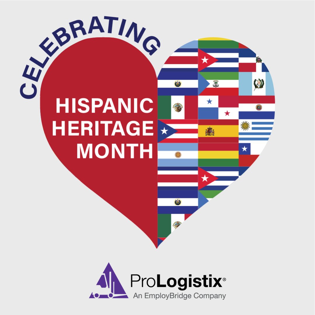ProLogistix's tweet photo. This month, we proudly honor the rich tapestry of cultures, traditions, and contributions from the Hispanic community. From art and music to innovation and leadership, your impact is undeniable. Let's come together to recognize the beauty of diversity and the power it brings... https://t.co/tUYQ9LluDS