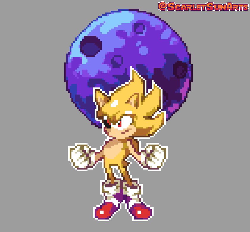 Pixilart - Hyper Sonic  Pixel drawing, Sonic, Hyper