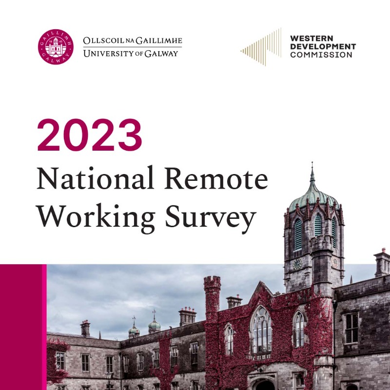 uniofgalway's tweet photo. The annual #NationalRemoteWorkingSurvey is BACK! Join us in shaping the future of remote &amp; hybrid work in Ireland by sharing your insights &amp; experiences.

Results will be published at the end of October on University of Galway &amp; Western Development Commission websites.