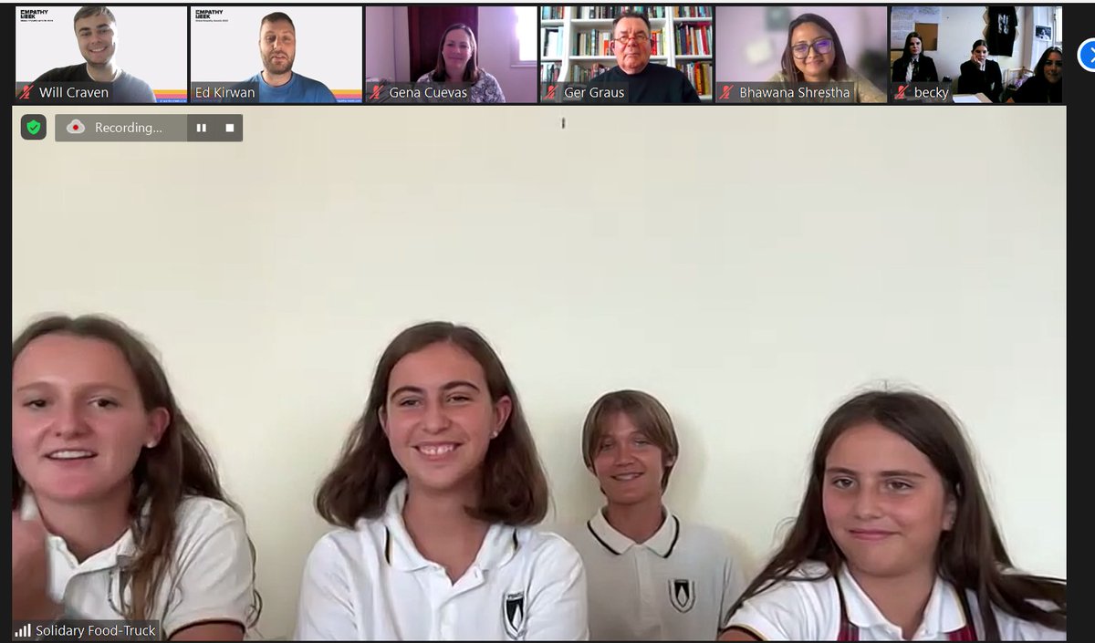 The winners of the Outstanding Project Award are… ‘Solidary Food Truck’ from St. Dominic’s International School, Portugal! These students sold burgers at their school to raise money for Turkey following their earthquake. Incredible work! <a href="/StDominicsPt/">St. Dominic's International School, Portugal</a> #GlobalEmpathyAwards 👏🏼🌍