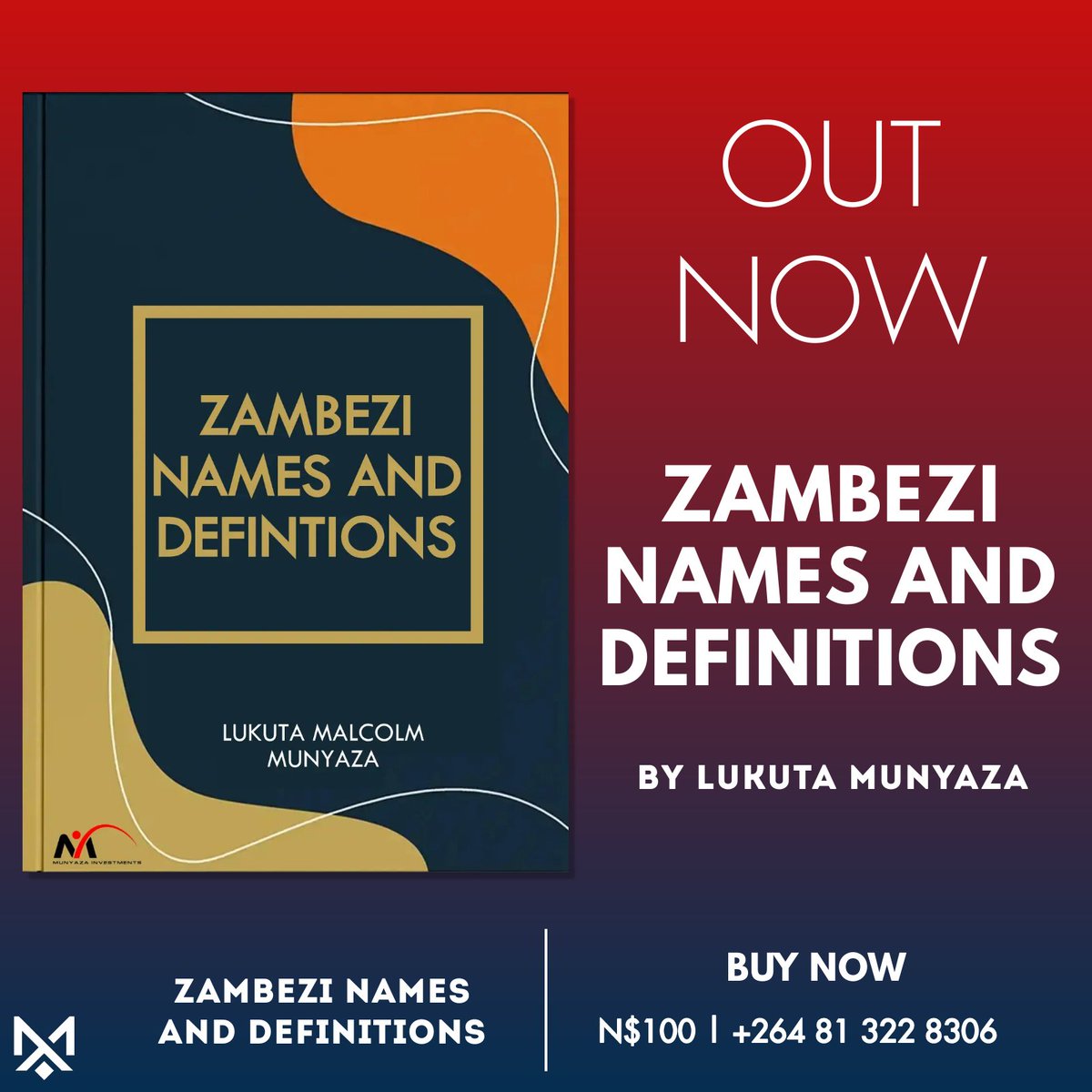 MalcolmMunyaza's tweet photo. In my book 📔 Zambezi Names And Definitions i explained the meanings of indigenous names. E.g. Lifasi was the name of the MaFwe King who ruled 1910 – 1932. It means 'The earth, world, country.' N$99.95 gets you a copy. Dial +264813228306. #ZambeziNamesAndDefinitions #ZambeziX https://t.co/NaifAxDjJ1