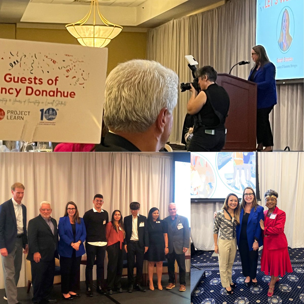 Happy 10th to Project Learn! Many thanks for the good work that you do in #Lowell. It was great to hear my friend Sarah Stanton, Undersecretary of Economic Strategies(and former #bedfordma town manager!) talk about how the state is investing in young people in the commonwealth.