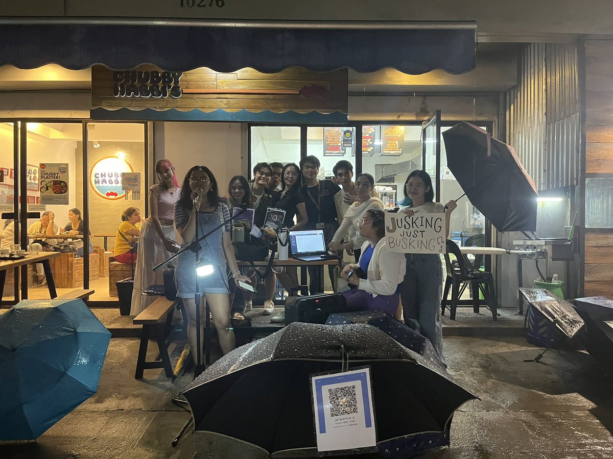 Jusking? Just Busking 😎

The rainy weather can’t drown out Daisy’s lovely serenade! 🧁🎶 Catch some of our Jocks sing their hearts out at 📍Chubby Habbi’s, Raymundo. 

#JustBusking🎶
#Metanoia2023💀
#DiviningDestiny🔮
#TheUPLBJocks🎙️