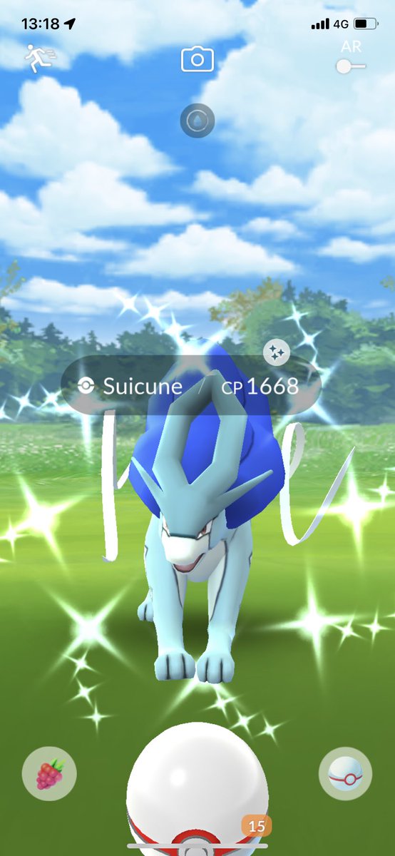 Another shiny Suicune✨💙
海外からの招待レイドでもう一匹色違いのスイクンをゲットしました✨💙
