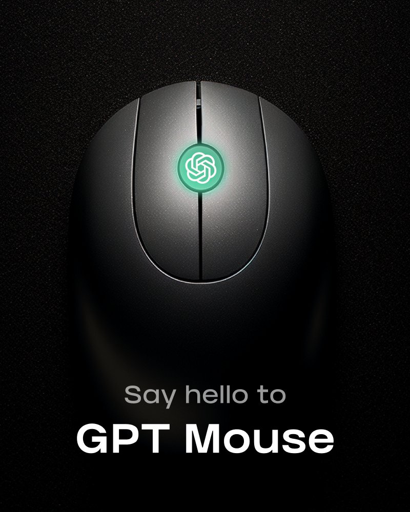 Would you buy a smart mouse with quick access to GPT?

#SmartMouse #GPT #TechInnovation #VoiceAssistants #AI