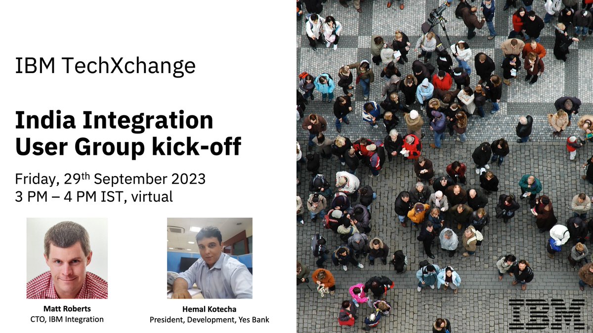 hipathak's tweet photo. Come and Join India Integration User group to learn the latest updates on IBM Integration and also shape the Integration space.

Join here -> https://t.co/I6lFeRsNHs https://t.co/URN5Tnrhha
