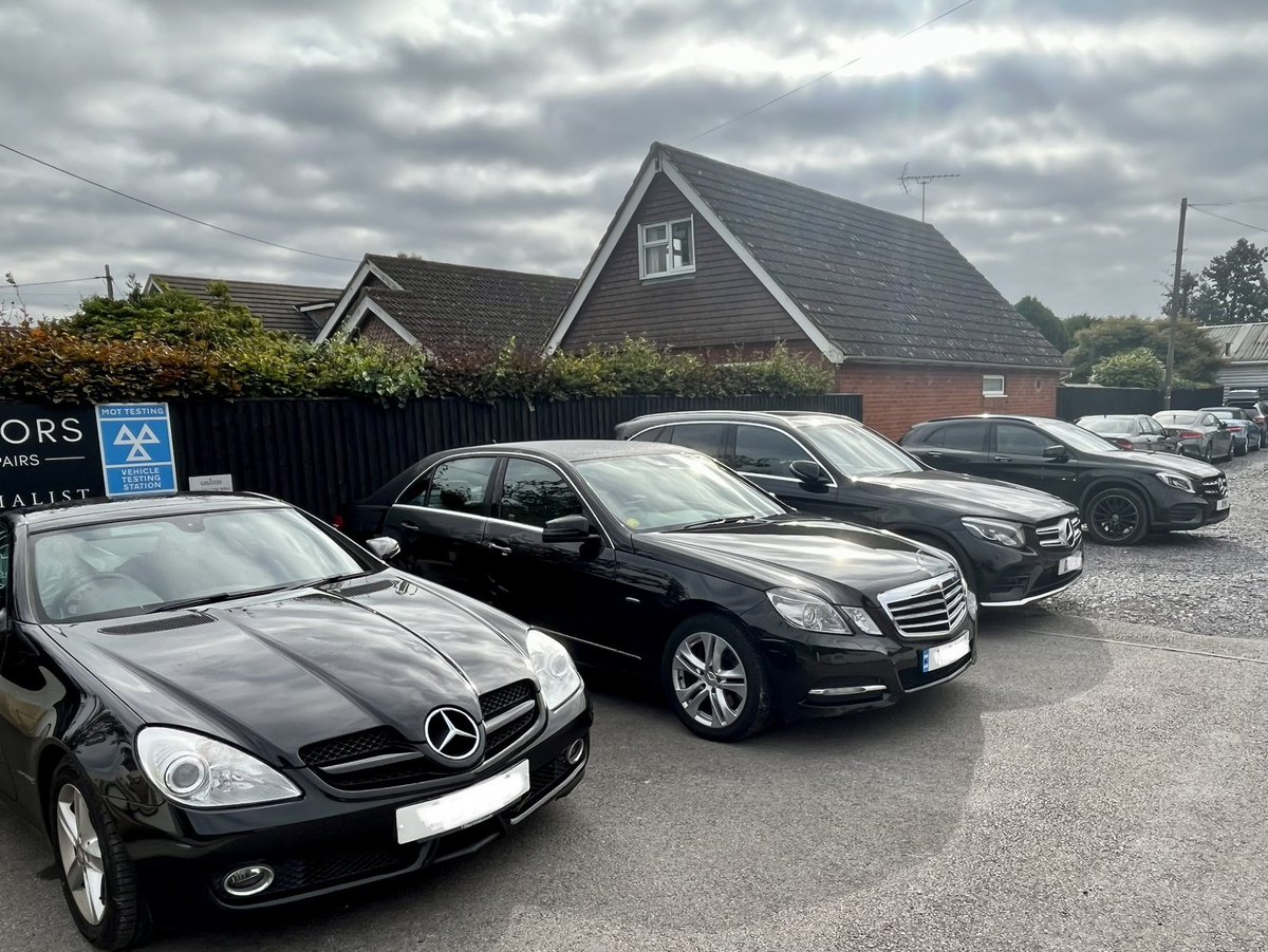 BursledonMotors's tweet photo. Black cars to match the black clouds this week! 🌪️ https://t.co/nrwsase2f3