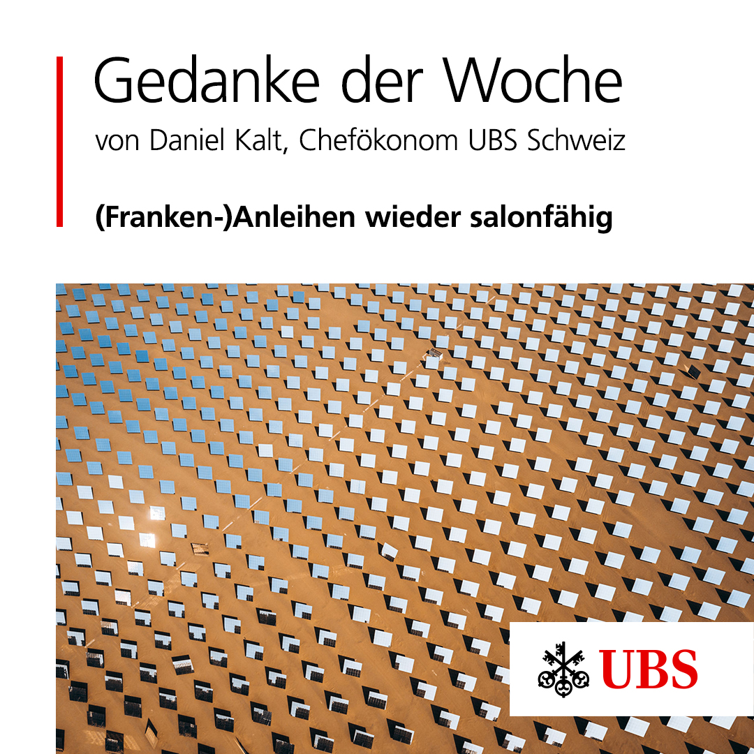 UBSschweiz's tweet photo. ✔️Lang waren Anleihen bei Anlegerinnen &amp; Anlegern verpönt, nun versprechen sie wieder positive Renditen &amp; eine stabilisierende Wirkung.
💡Frankenanleihen sind wieder am Kommen &amp; können einen guten Teil der Gesamtrendite über Kapitalgewinne &amp; damit einkommenssteuerfrei generieren.