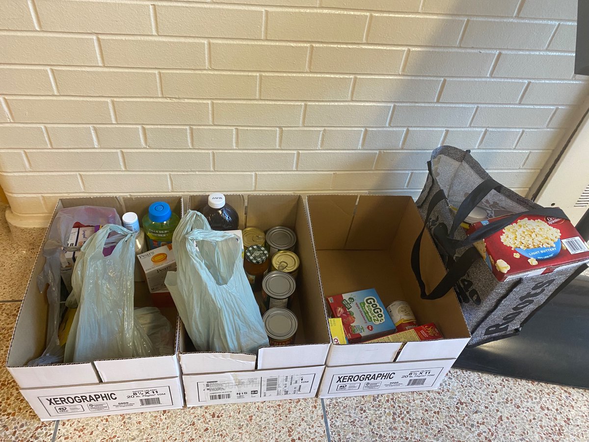 BlrCouncil's tweet photo. Bandits don’t forget to bring in items for our food drive! https://t.co/cNdWuiiRPQ