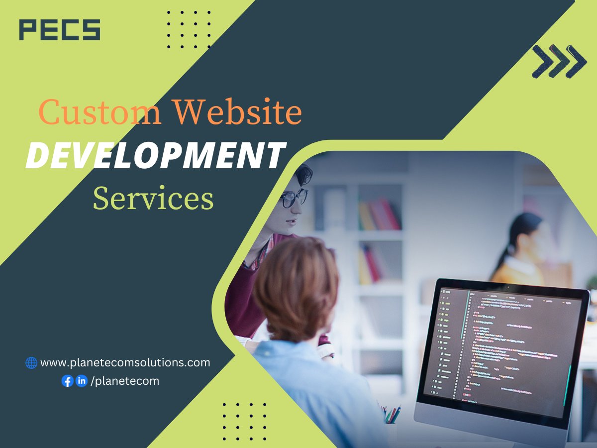 planetecoms's tweet photo. Experience top-notch custom website development that speaks your brand's language. We blend creativity, innovation, and expertise to deliver a website that leaves a lasting impression. Let's discuss your project and unlock the potential of your online presence. 
.
.
#PECS https://t.co/bogmxU6Y4w