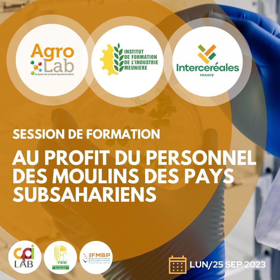 intercereales's tweet photo. Une journée de formation sous le signe du partage de connaissance a eu lieu au profit du personnel des #moulins des pays subsahariens avec Yann LEBEAU, Chef de Mission Afrique chez Intércéréales France et Youssef Bennis, Directeur Général de la #FNM. 
 #agrolab #IFIM #céréales https://t.co/CfVPFPL22l