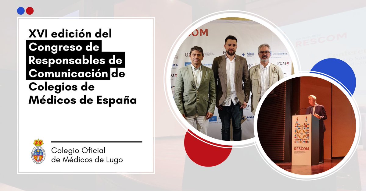 medicoslugo's tweet photo. 🩺 La salud es la primera preocupación de la población española.
🗣️ Así lo ha comentado el periodista Ernesto Sáenz de Buruaga en el #RESCOM23, una iniciativa organizada por @MedicosBurgos y @CGCOM_Esp y a la que asisten miembros de @medicoslugo. https://t.co/Ir1WSeDFAX