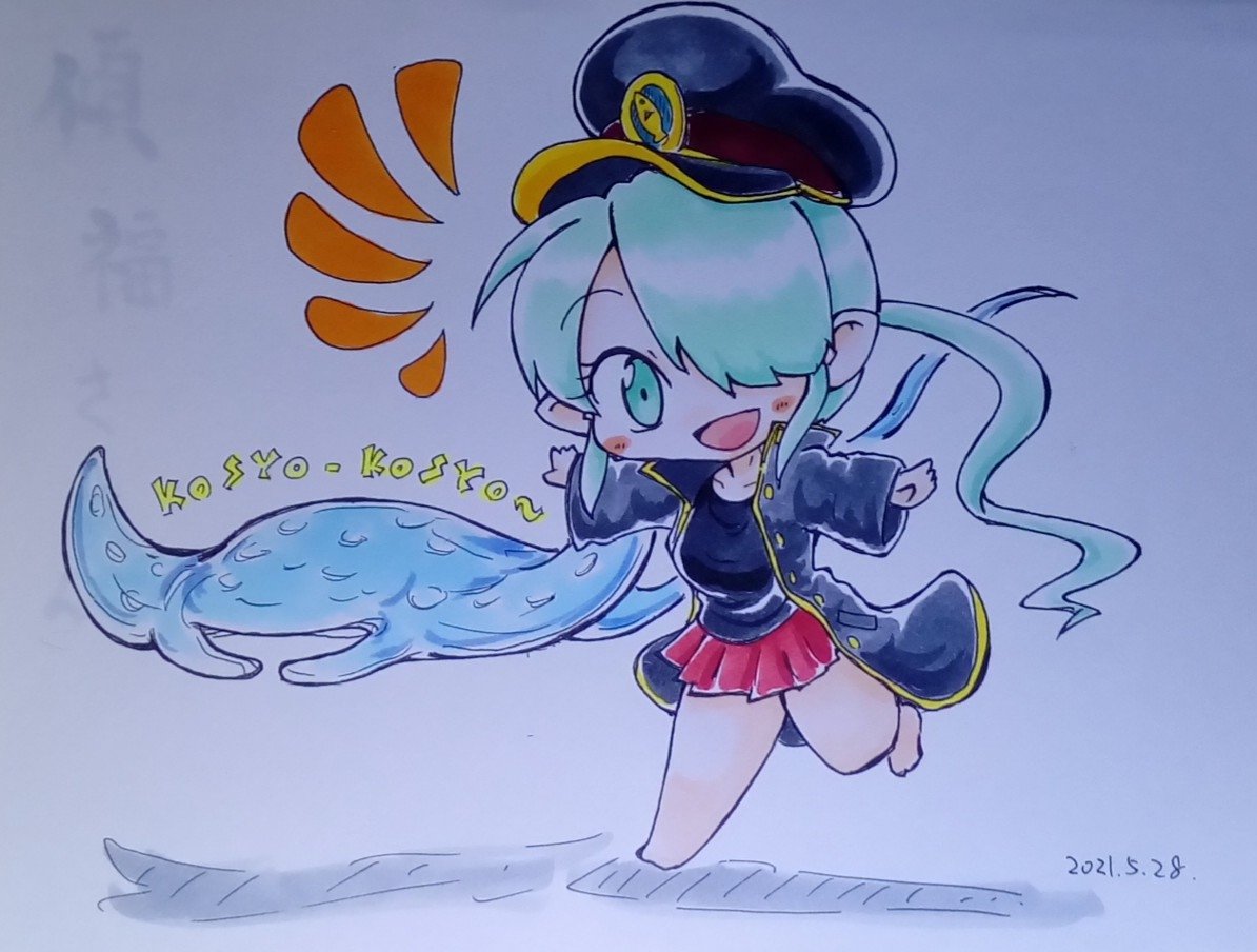 一つ自信のもてる絵柄が固まると、いろんなタイプの絵柄にチャレンジする意欲もわいてきますね。
傾福さんの裸足かわいい。 