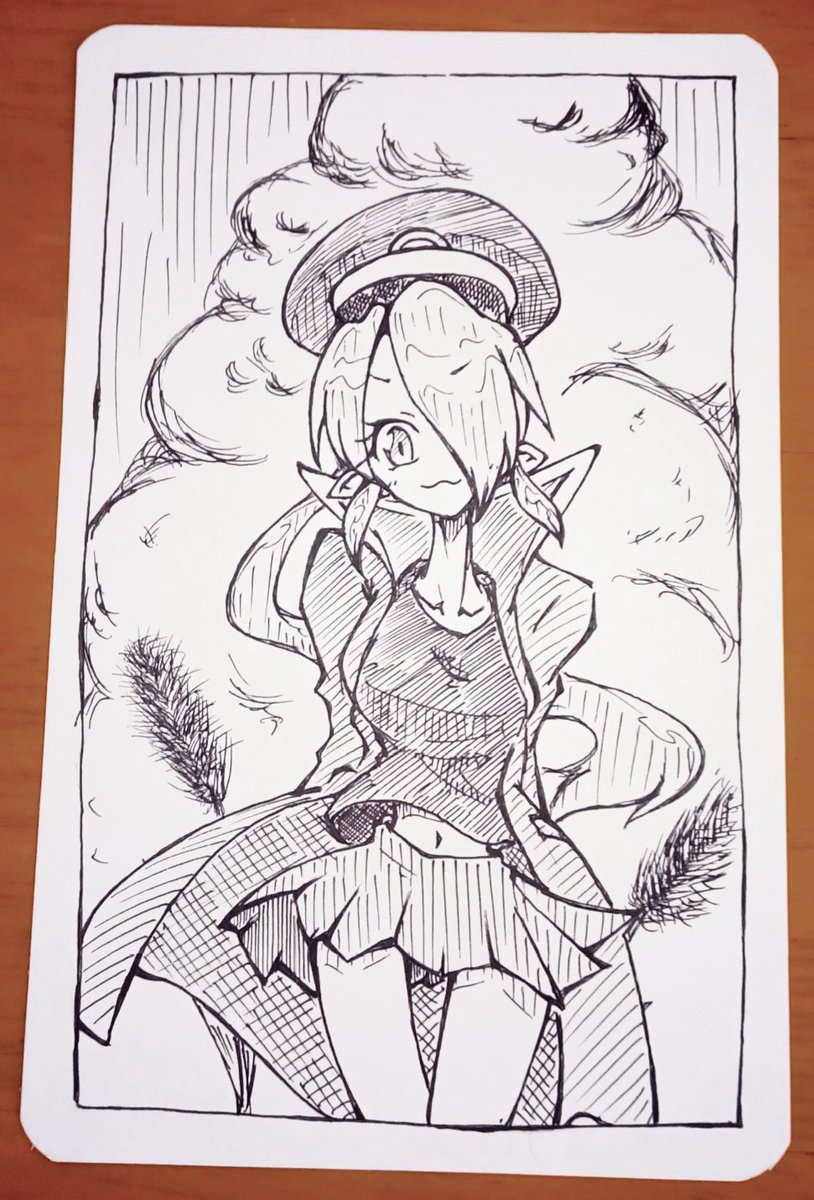 一つ自信のもてる絵柄が固まると、いろんなタイプの絵柄にチャレンジする意欲もわいてきますね。
傾福さんの裸足かわいい。 