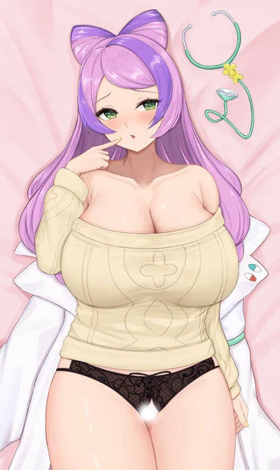さくみんトラップ様()にて抱き枕カバーを描かせていただきました～ 