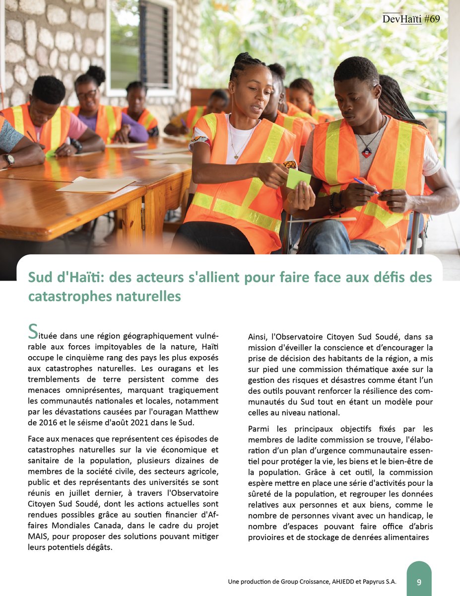 Haiti1Dev's tweet photo. #Dev69
๐ด๐๐ฎ๐ ๐'๐๐๐ขฬ๐ญ๐ข : ๐๐๐ฌ ๐๐๐ญ๐๐ฎ๐ซ๐ฌ ๐ฌ'๐๐ฅ๐ฅ๐ข๐๐ง๐ญ ๐ฉ๐จ๐ฎ๐ซ ๐๐๐ข๐ซ๐ ๐๐๐๐ ๐๐ฎ๐ฑ ๐๐ฬ๐๐ข๐ฌ ๐๐๐ฌ ๐๐๐ญ๐๐ฌ๐ญ๐ซ๐จ๐ฉ๐ก๐๐ฌ ๐ง๐๐ญ๐ฎ๐ซ๐๐ฅ๐ฅ๐๐ฌ
Tรฉlรฉchargez le lien du 69e numรฉro de #DevHaiti et lisez l'articleโฌ๏ธ
https://t.co/FiyNYjEVg0 https://t.co/h667ZQnvRC