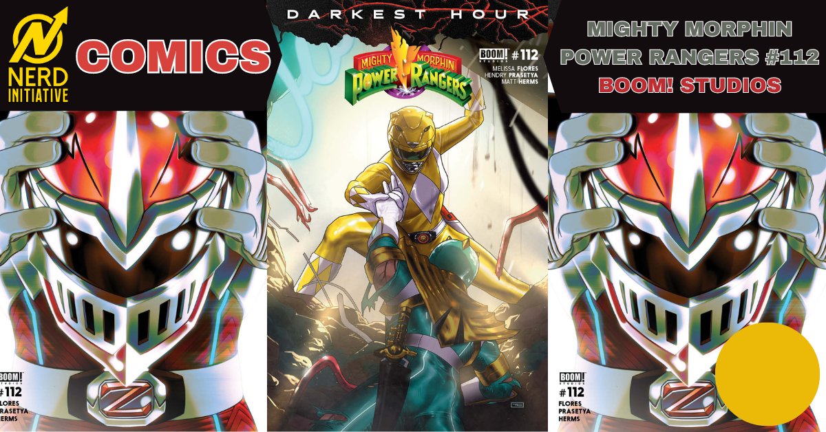 The newest member of the #NIBullpen @OffTheCuffTom is here with a #NCBD review on #MightyMorphinPowerRangers no.112 by @misty_flores @hendryzero @MattHerms & @eDukeDW from @boomstudios on @Nerd_Initiative site ⬇️ #NIComics 

nerdinitiative.com/2023/09/27/mig…