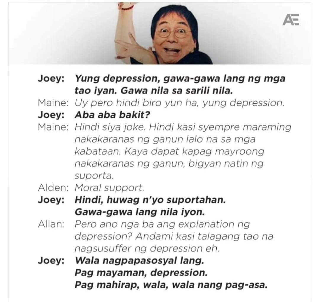 IamCharotism's tweet photo. Alam naman natin na noon pa man di maganda ang tabas ng dila at takbo ng utak ni Joey De Leon. Charot! https://t.co/H5U08RwVhn