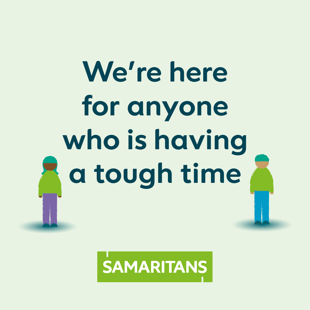 Remember that you are never alone. You can always call us, free, on 116 123, or email us at jo@samaritans.org @samaritans  #talktous #heretolisten #nojudgment