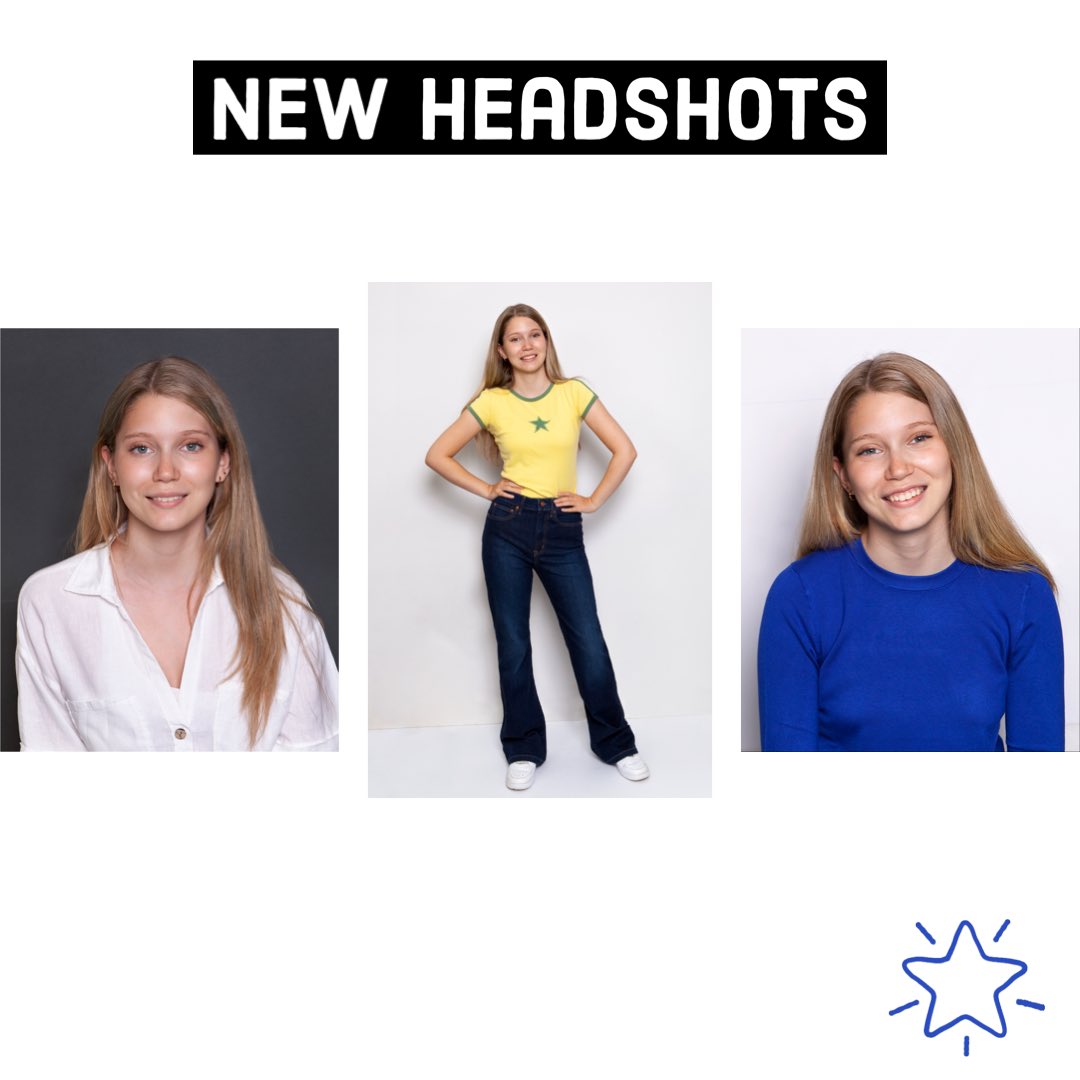 New headshots for Matilda! ⭐️

#talentagent #headshot