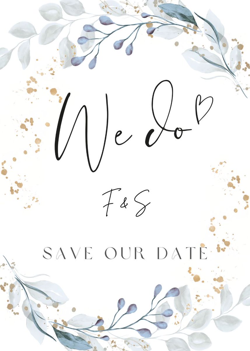 FionaDegulla's tweet photo. Counting Days 🤍✨ #Saveourdate https://t.co/kDw72Et806