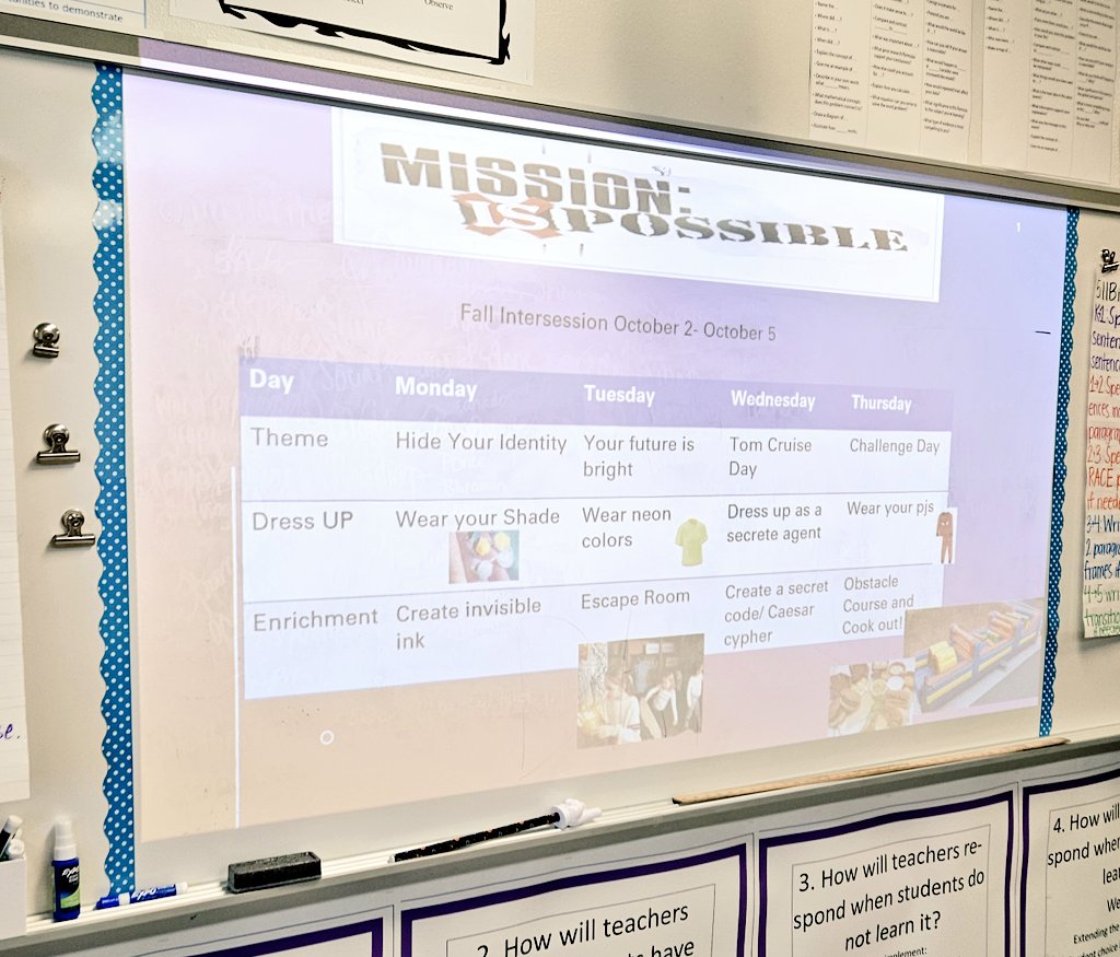 It's a vibe! Our intersession teachers are ready to roll out academic rotations and engaging enrichment tied to our theme #MissionIsPossible  Thank you for your collaboration and shared high expectations! #TeamSISD