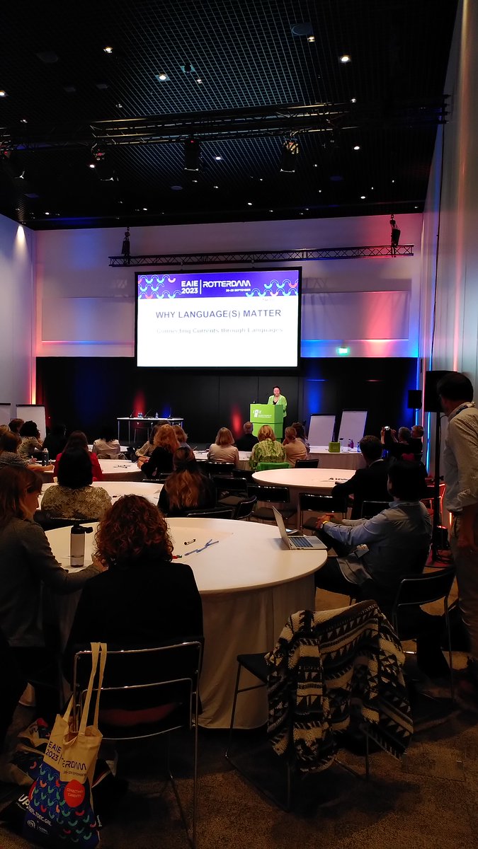studyandplus's tweet photo. 🌍📚🗣️ Revisiting an enlightening session: Celebrating the power of language in international education! Bridging diverse perspectives, we're fostering collaboration and understanding. 💬🌏✨
#studyinswitzerland #highereducationswitzerland #internationalexchange #eaie2023 https://t.co/ca8RNOzOhT